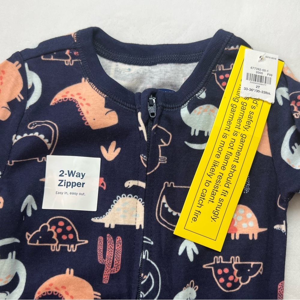Old Navy Toddler Zip Pajamas - Picture 2 of 3